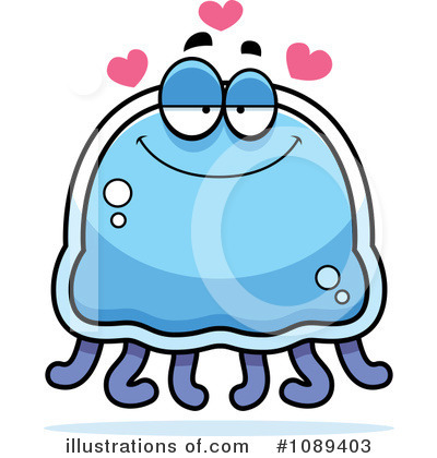 Royalty-Free (RF) Jellyfish Clipart Illustration by Cory Thoman - Stock Sample #1089403