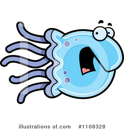 Jellyfish Clipart #1108328 by Cory Thoman