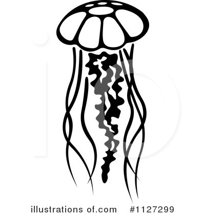 Royalty-Free (RF) Jellyfish Clipart Illustration by Vector Tradition SM - Stock Sample #1127299