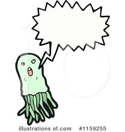 Royalty-Free (RF) Jellyfish Clipart Illustration by lineartestpilot - Stock Sample #1159255