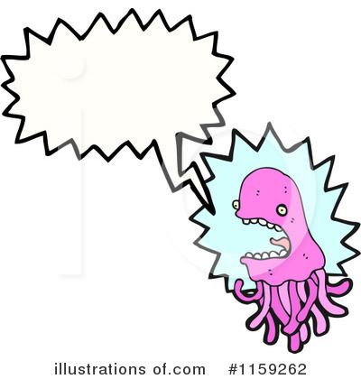 Royalty-Free (RF) Jellyfish Clipart Illustration by lineartestpilot - Stock Sample #1159262