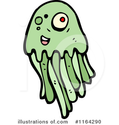 Royalty-Free (RF) Jellyfish Clipart Illustration by lineartestpilot - Stock Sample #1164290