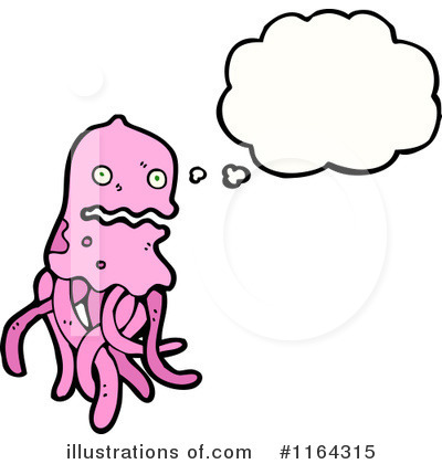 Royalty-Free (RF) Jellyfish Clipart Illustration by lineartestpilot - Stock Sample #1164315