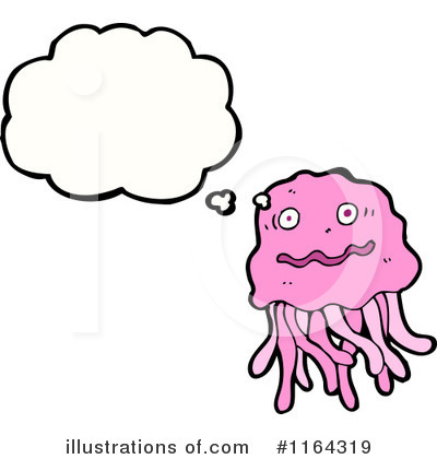 Royalty-Free (RF) Jellyfish Clipart Illustration by lineartestpilot - Stock Sample #1164319