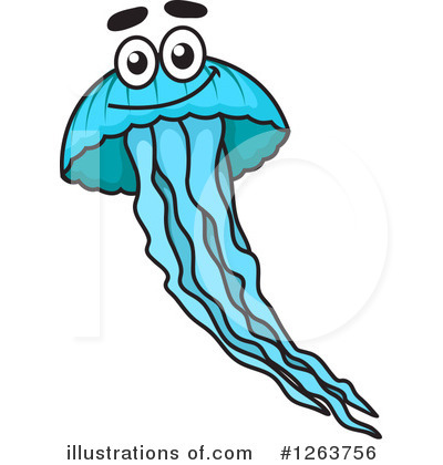 Royalty-Free (RF) Jellyfish Clipart Illustration by Vector Tradition SM - Stock Sample #1263756