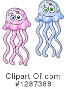 Jellyfish Clipart #1287388 by Vector Tradition SM