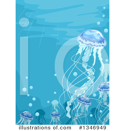 Royalty-Free (RF) Jellyfish Clipart Illustration by BNP Design Studio - Stock Sample #1346949