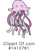 Jellyfish Clipart #1410781 by lineartestpilot