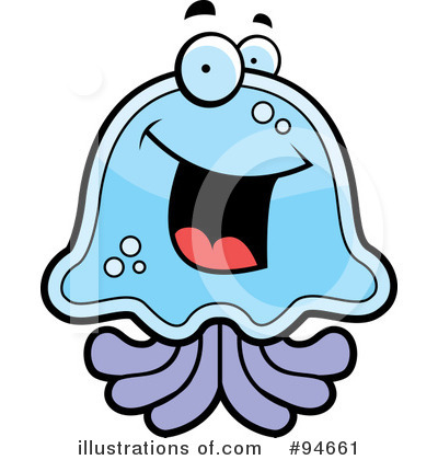 Royalty-Free (RF) Jellyfish Clipart Illustration by Cory Thoman - Stock Sample #94661