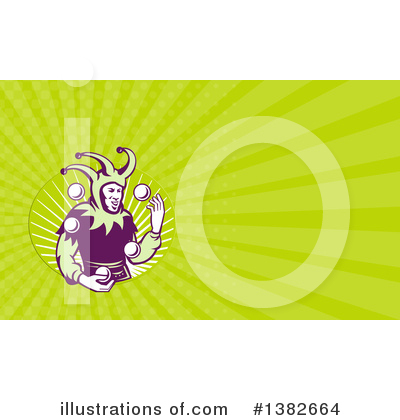 Royalty-Free (RF) Jester Clipart Illustration by patrimonio - Stock Sample #1382664