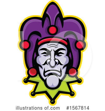 Royalty-Free (RF) Jester Clipart Illustration by patrimonio - Stock Sample #1567814