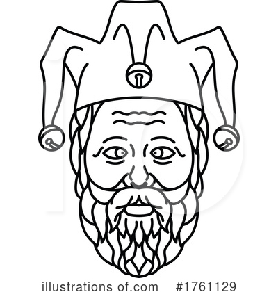 Royalty-Free (RF) Jester Clipart Illustration by patrimonio - Stock Sample #1761129