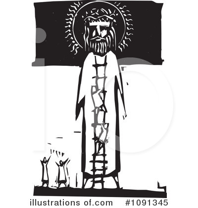 Royalty-Free (RF) Jesus Clipart Illustration by xunantunich - Stock Sample #1091345