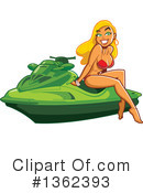 Jetski Clipart #1362393 by Clip Art Mascots