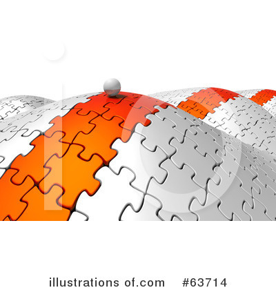 Royalty-Free (RF) Jigsaw Puzzle Clipart Illustration by Tonis Pan - Stock Sample #63714