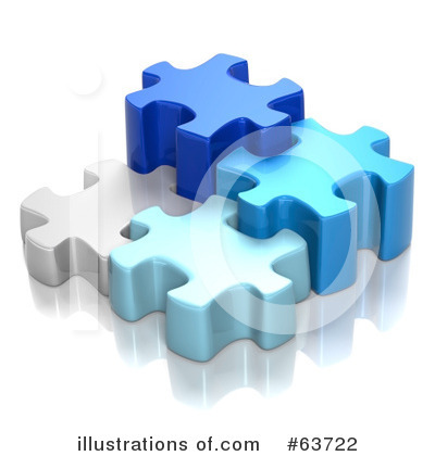 Royalty-Free (RF) Jigsaw Puzzle Clipart Illustration by Tonis Pan - Stock Sample #63722