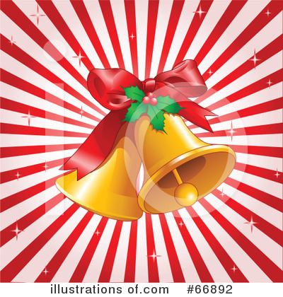 Royalty-Free (RF) Jingle Bells Clipart Illustration by Pushkin - Stock Sample #66892