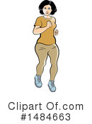 Jogging Clipart #1484663 by Lal Perera