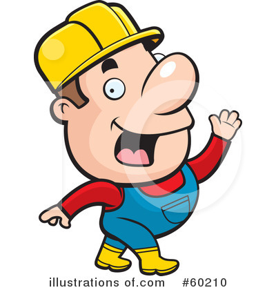 Construction Worker Clipart #60210 by Cory Thoman