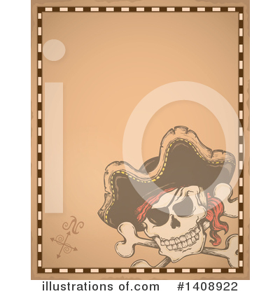 Skull And Crossbones Clipart #1408922 by visekart
