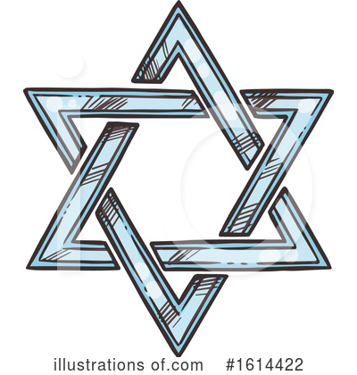 Star Of David Clipart #1614422 by Vector Tradition SM