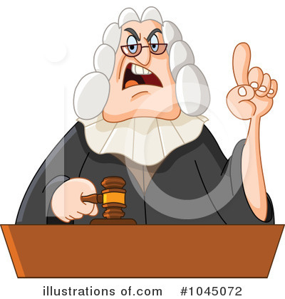 Royalty-Free (RF) Judge Clipart Illustration by yayayoyo - Stock Sample #1045072