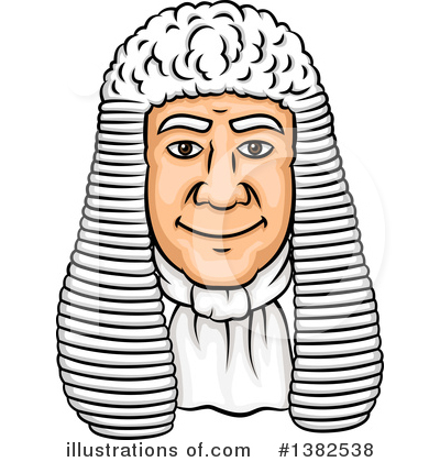 Lawyer Clipart #1382538 by Vector Tradition SM
