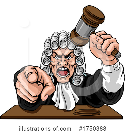 Royalty-Free (RF) Judge Clipart Illustration by AtStockIllustration - Stock Sample #1750388