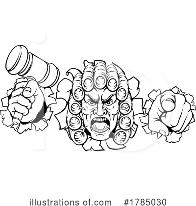 Royalty-Free (RF) Judge Clipart Illustration by AtStockIllustration - Stock Sample #1785030