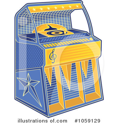 Royalty-Free (RF) Jukebox Clipart Illustration by Any Vector - Stock Sample #1059129