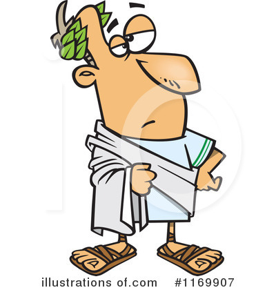 Royalty-Free (RF) Julius Caesar Clipart Illustration by toonaday - Stock Sample #1169907