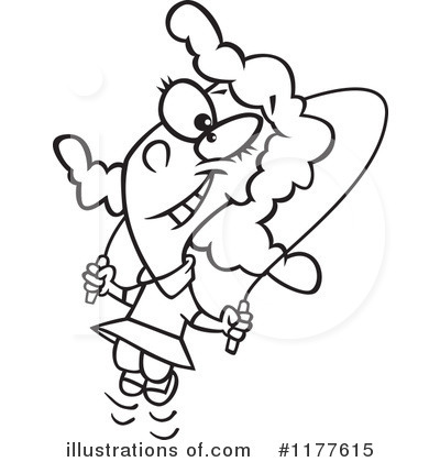 Royalty-Free (RF) Jump Rope Clipart Illustration by toonaday - Stock Sample #1177615