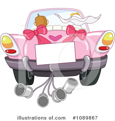 Royalty-Free (RF) Just Married Clipart Illustration by yayayoyo - Stock Sample #1089867