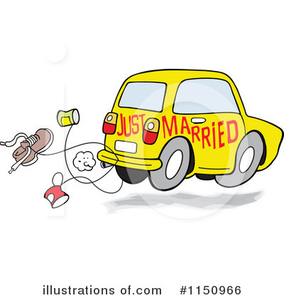 Just Married Clipart #1150966 by Johnny Sajem