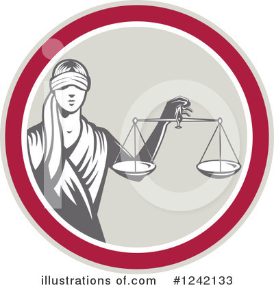 Lady Justice Clipart #1242133 by patrimonio