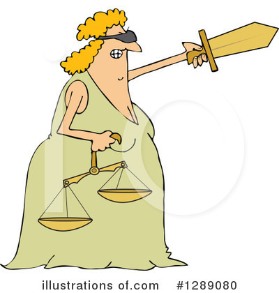 Royalty-Free (RF) Justice Clipart Illustration by djart - Stock Sample #1289080