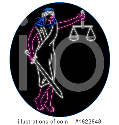 Lady Justice Clipart #1622848 by patrimonio