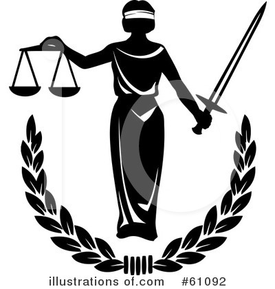 Scales Of Justice Clipart #61092 by pauloribau