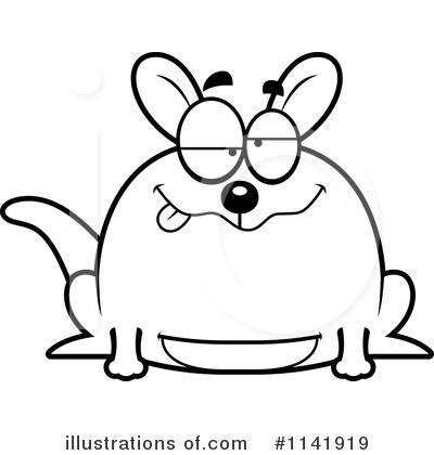 Royalty-Free (RF) Kangaroo Clipart Illustration by Cory Thoman - Stock Sample #1141919