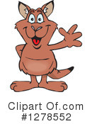 Kangaroo Clipart #1278552 by Dennis Holmes Designs