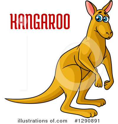 Kangaroo Clipart #1290891 by Vector Tradition SM