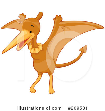 Pterosaur Clipart #209531 by BNP Design Studio