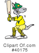 Kangaroo Clipart #40175 by Dennis Holmes Designs