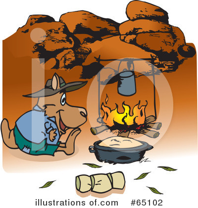 Camping Clipart #65102 by Dennis Holmes Designs