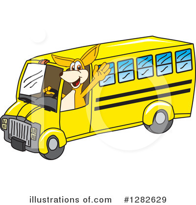 School Bus Driver Clipart #1282629 by Mascot Junction