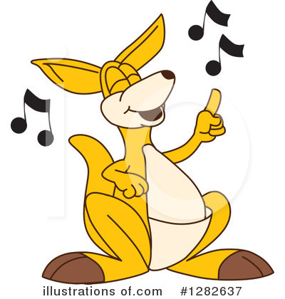 Kangaroo Mascot Clipart #1282637 by Mascot Junction