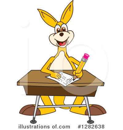 Royalty-Free (RF) Kangaroo Mascot Clipart Illustration by Mascot Junction - Stock Sample #1282638