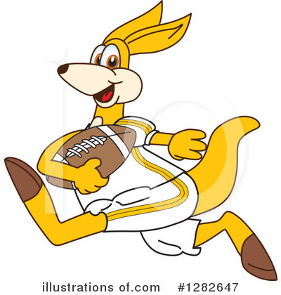 Kangaroo Mascot Clipart #1282647 by Mascot Junction