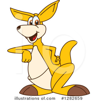 Kangaroo Mascot Clipart #1282659 by Mascot Junction