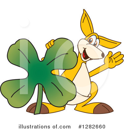 Kangaroo Mascot Clipart #1282660 by Mascot Junction